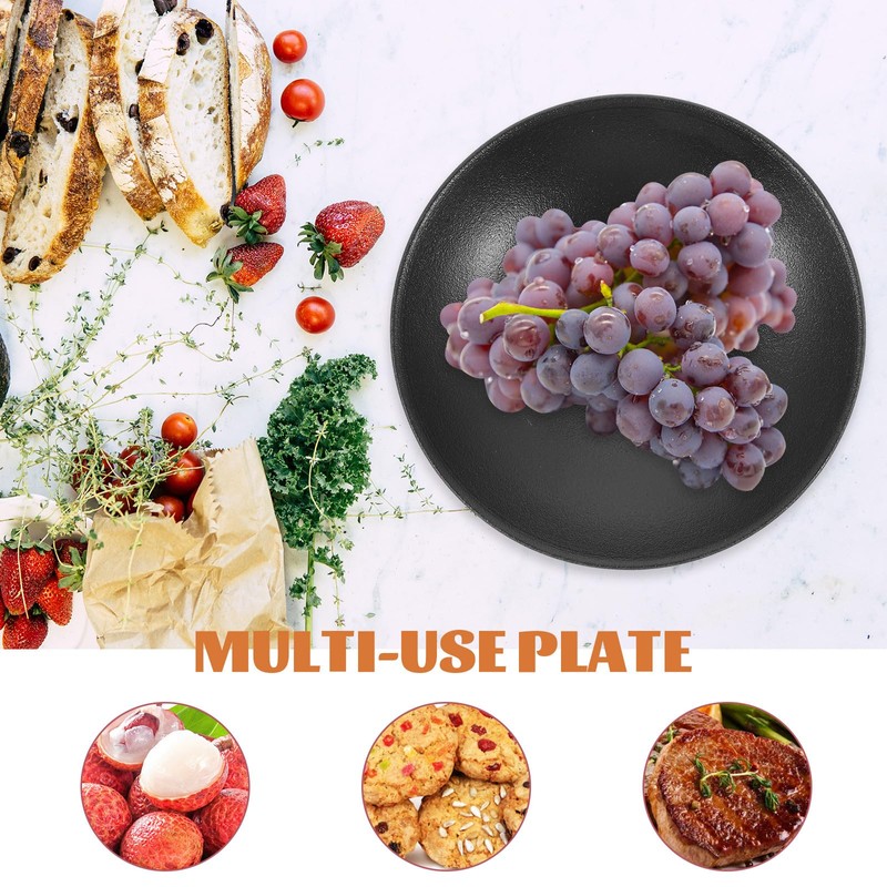 Cabilock Ceramic Fruit Bowl Footed Food Bowl Kitchen Counter Decorative