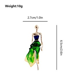 FAIRYGATE Brooch Pins for Women Cubic Brooches Lapel Pin Dress Clothes Suit Accessories Boutonniere Ideas Gift Party Essentials for Men Lady Girl B2141