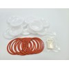 Reusable Canning Lids Bundle Includes 12 Wide Mouth Tattler Lids