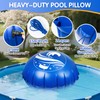 7 FT Pool Pillow for Above Ground Pools, Round Winter