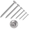 50 x Round Head Chipboard Screws with Reinforced Head 4.0