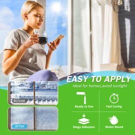 Frosted Glass Paint for Glass, 500 g, Translucent Window Privacy Screen for Windows with Tools, Waterproof Privacy Coating, Frosted Glass Paint for Bathroom, Kitchen, Office, Bathroom