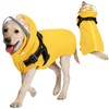 SlowTon Dog Raincoat - Dog Raincoat with Chest Harness, Removable