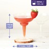 MATANA - 10 Multi-Use Plastic Margarita Cocktail Glasses, Clear Daiquiri