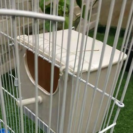 WOEIFGV Bird Breeding Box Parakeet Nesting Box Bird Nest House Cage Hanging Bird for Finch Cockatiel Conure Parrot
