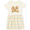 inktastic Gingerbread House and Cookies Christmas Decor Toddler Dress 2T