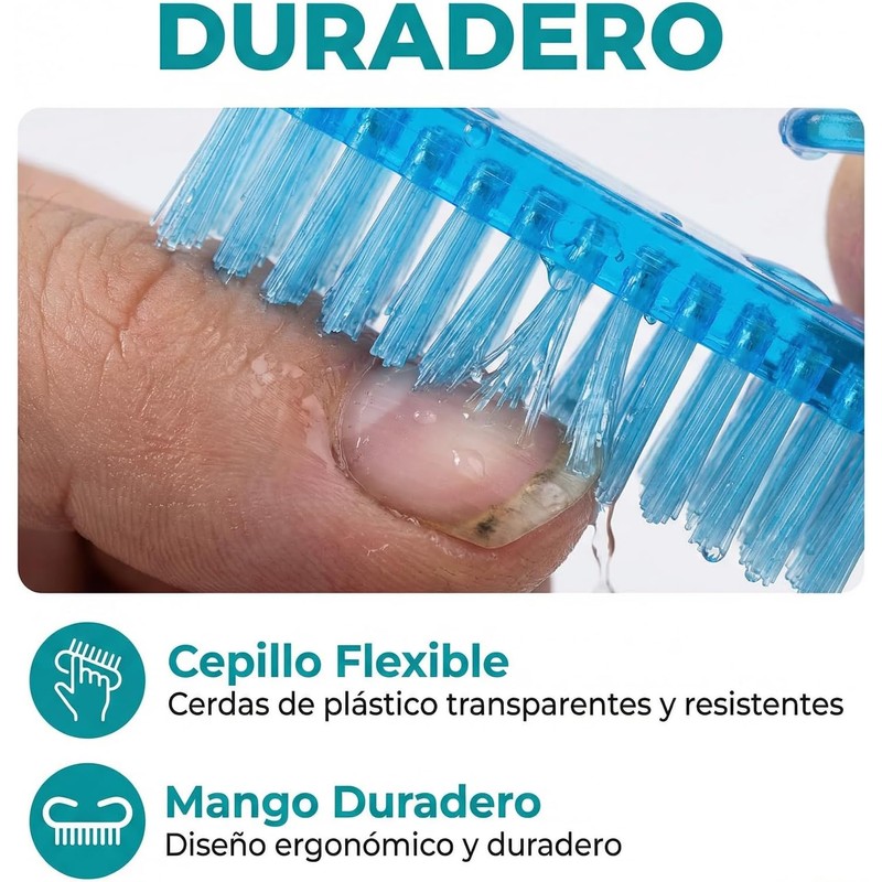 Set de 48 Cepillo para Limpiar Uñas, Kit de Limpieza