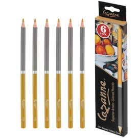 Creative Mark Cezanne Premium Colored Pencils Naples Yellow 6 Pack - Highly-Pigmented Drawing Pencils - Coloring Pencils for Drawing, Blending, Coloring, and More