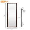 PexFix Door Mirror Full Length 51"x18" Over The Door Rectangle