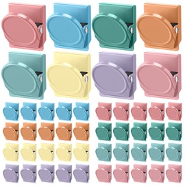 Harloon 8 Style 48 Pcs Pastel Magnetic Clips Pastel Classroom Decoration Magnetic Metal Clip Fridge Whiteboard Locker Magnet Classroom Organization Teacher Must Haves School Supplies Accessories