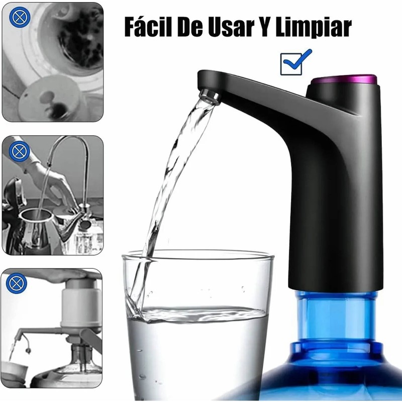 Water Bottle Dispenser BPA Free Quiet 4W 1200mAh Battery Portable