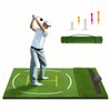GLUTIA Golf Mats Practice Outdoor, 6x4ft 26mm Golf Hitting Mat