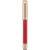Jinhao 92 Pluma estilográfica roja punta media, metal sólido con