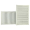 vhbw 4-Piece Filter Set Replacement for Viessmann ZK01767 for Ventilation