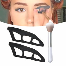 Eyetour Eyeshadow Tool, Your Glam Bestie, Makeup Tool, Stencils for Eyes, Eyeliner Template for Women (Pack of 2)