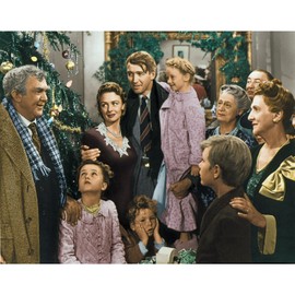 Bits and Pieces - 50 Piece Jigsaw Puzzle for Adults 38 cm x 48 cm - It's A Wonderful Life - 50 pc Christmas Family Holiday Movie Jigsaw