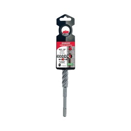 Diablo Rebar Demon SDS-Plus 4-Cutter Full Carbide Head Hammer Drill Bit for Concrete and Reinforced Materials - 3/4" Diameter, 10" Length, 8" Working Length - DMAPL4250