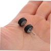 FUNOMOCYA 16 Sets Die-Cast Car Wheels with Rubber Tires, Realistic