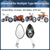 INFINAUTO Motorcycle Rear View Mirrors Bar End Side Mirrors Mount