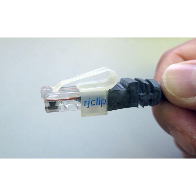 RJCLIP - Broken RJ45 Connector Solution (5 pcs in Black,