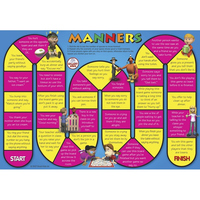 Didax 500063 Social Skills Group Activities, 6 Board Games