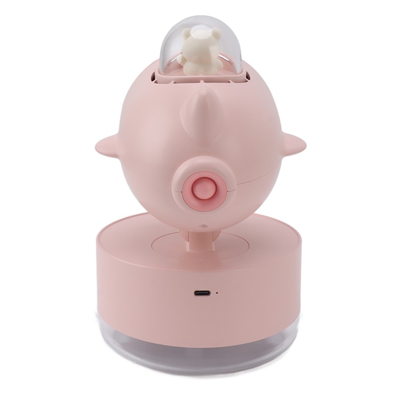 Mini Bear Cooling Fan USB Charging Misting Desktop Fan Table