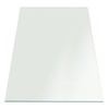 Fab Glass and Mirror Rectangle Glass Table Top, 18" x