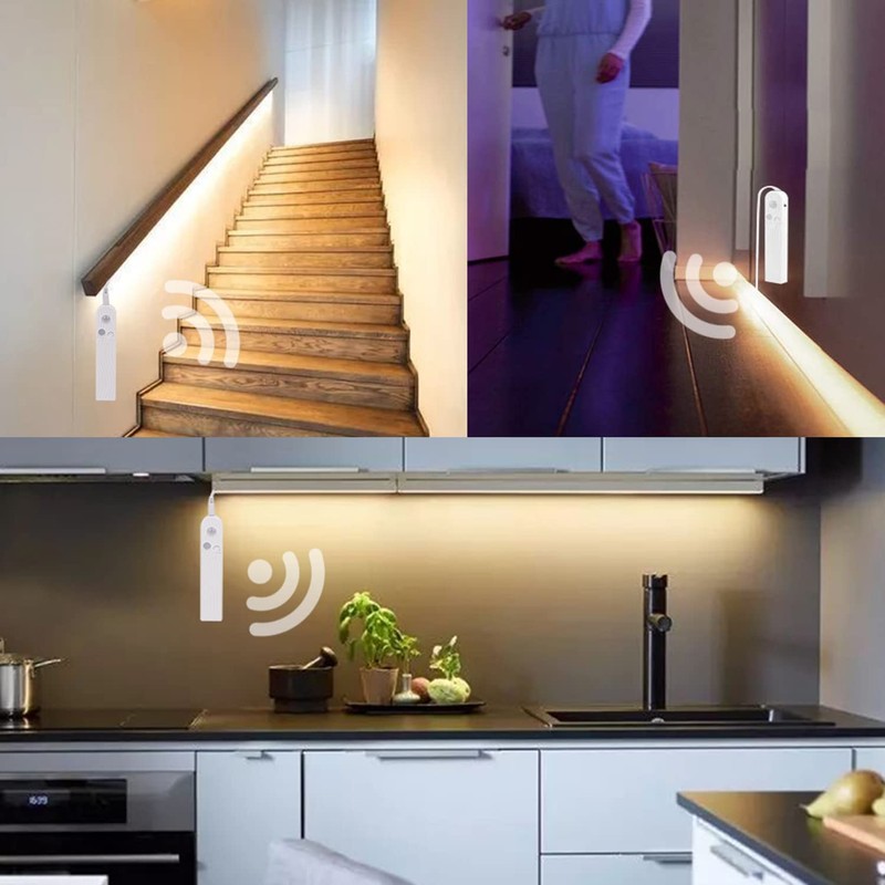 DUVERT COB LED Strip with PIR Motion Sensor, 320 Diodes/m,