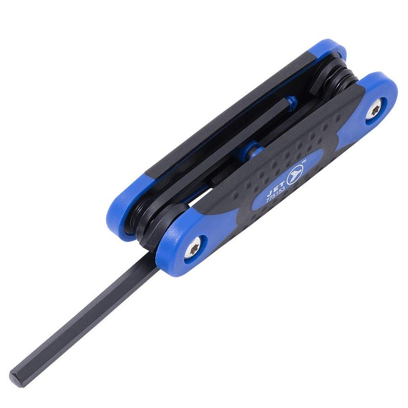 JET 775153-7-Piece Metric Folding Hex Key Set