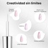 CHERIMOYA Esmalte Liner 8ml,Fino para Punta Francesa-Blanco