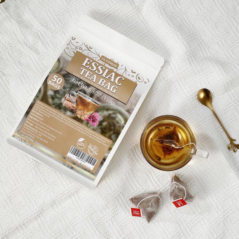 Premium 50 Essiac Tea Bags, Wellness Blend Tea, made with