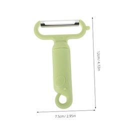 NOLITOY Stainless Steel Vegetable Peeler Tool with Ergonomic Handle for Efficient Peeling of Fruits and Vegetables Comfortable Grip for Kitchen Use Safe Storage Peeler