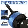 DIRBUY 2500lbs Heavy Duty Boat Trailer Winch with 32FT Strap,