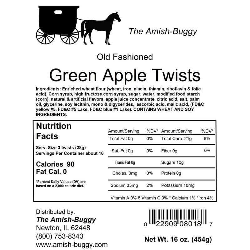 Arndts Fudgery Amish Licorice Twists - Three 16 Oz Pkgs.