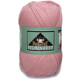 Phentex Worsted BB Light Old Rose Yarn - 1 Pack of 14oz/400g - Acrylic - #4 Medium - 867 Yards - Knitting, Crocheting & Crafts