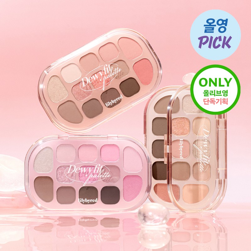 lilybyred Dewy Fit Palette - [SINGLE] 01 Peach Cream