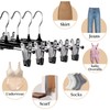Pants Hangers with Clips 20 Pack Non-Slip Shorts Hangers 12