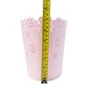 Nazr Wastebasket, Hollow Flower Shape Plastic Lidless Wastepaper Baskets Trash