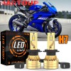 Nartoup For Yamaha YZF-R6 YZF-R1 White H7 LED Motorcycle Headlight