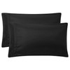 PiccoCasa Brushed Microfiber Pillowcases 2 Pack Soft Breathable Pillow Covers