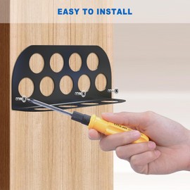 Hadwoer Cable Chase Wire Bracket (10 Pack), Electrical Wire Bracket, NM Cable Organizer, Wire Holder, NM Cable Support, NMSC Stackers, Includes 13 Cable Holes to Keep Wiring Clear and Organized