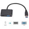 2 in 1 Compatible for USB to High Definition Multimedia