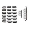 Milano Collection 20PC Value Clips & Combs Bundle: 18 PC