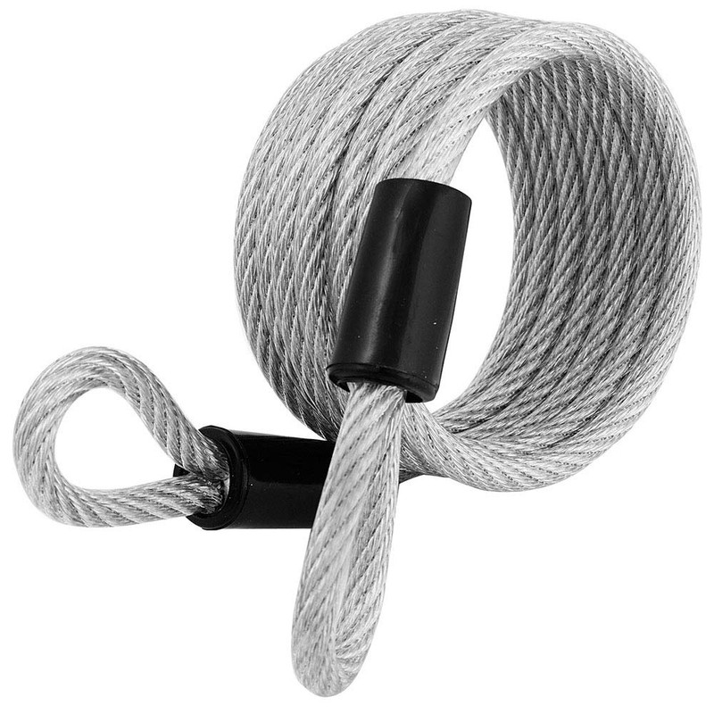 Master Lock 65D 6' Self Coiling Vinyl Coated Cable with