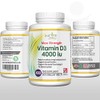 Vitamin D 4000iu - 400 Premium Vitamin D3 Easy-Swallow Micro