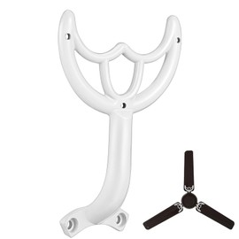 NOLITOY White Ceiling Fan Blades Arm, Replacement Ceiling Fan Blades Arms Bracket for Keeping the Balance(6.68X4.32 Inch)