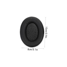 CIYODO 2Pcs Comfortable Headset Ear Pads Durable Headphone Replacement Cushions Noise Isolating Earpads for All Headphones Black