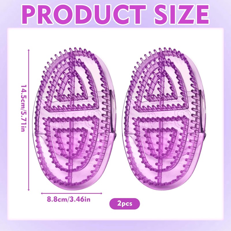 Meridian Massage Brush, Body Massage Brush, Pack of 2