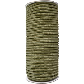 normani All-Purpose Outdoor Rope 60 Metres in Various Thicknesses Colour Olive Size 5 mm