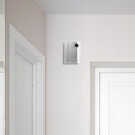 Miratic Electromechanical doorbell wired for doorbell 80 dB IP20 under 230 V installation (white-graphite)